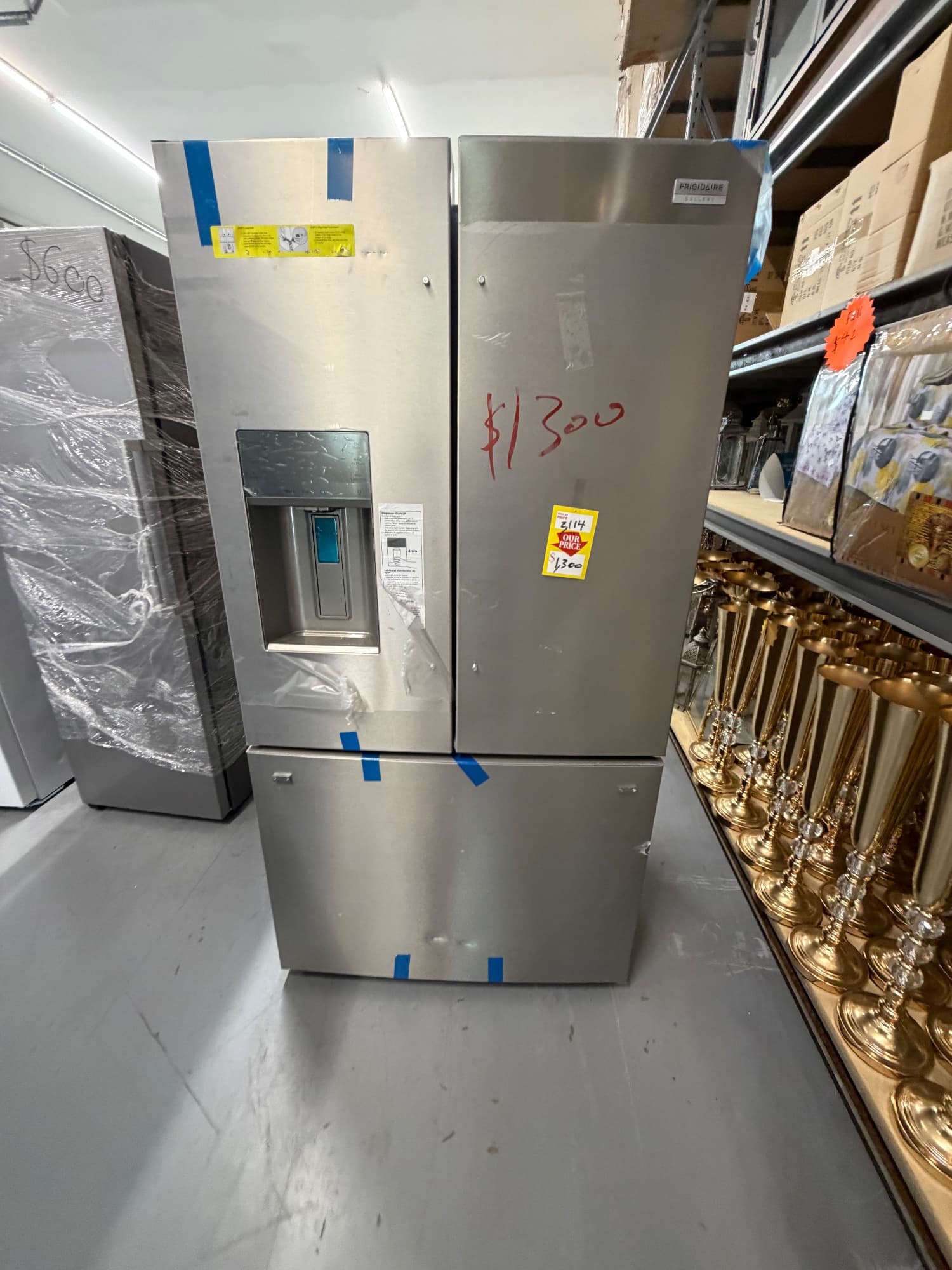 Frigidaire 22.6 Cu. Ft. Counter-Depth French-Door Refrigerator, model GRFC2353AFA