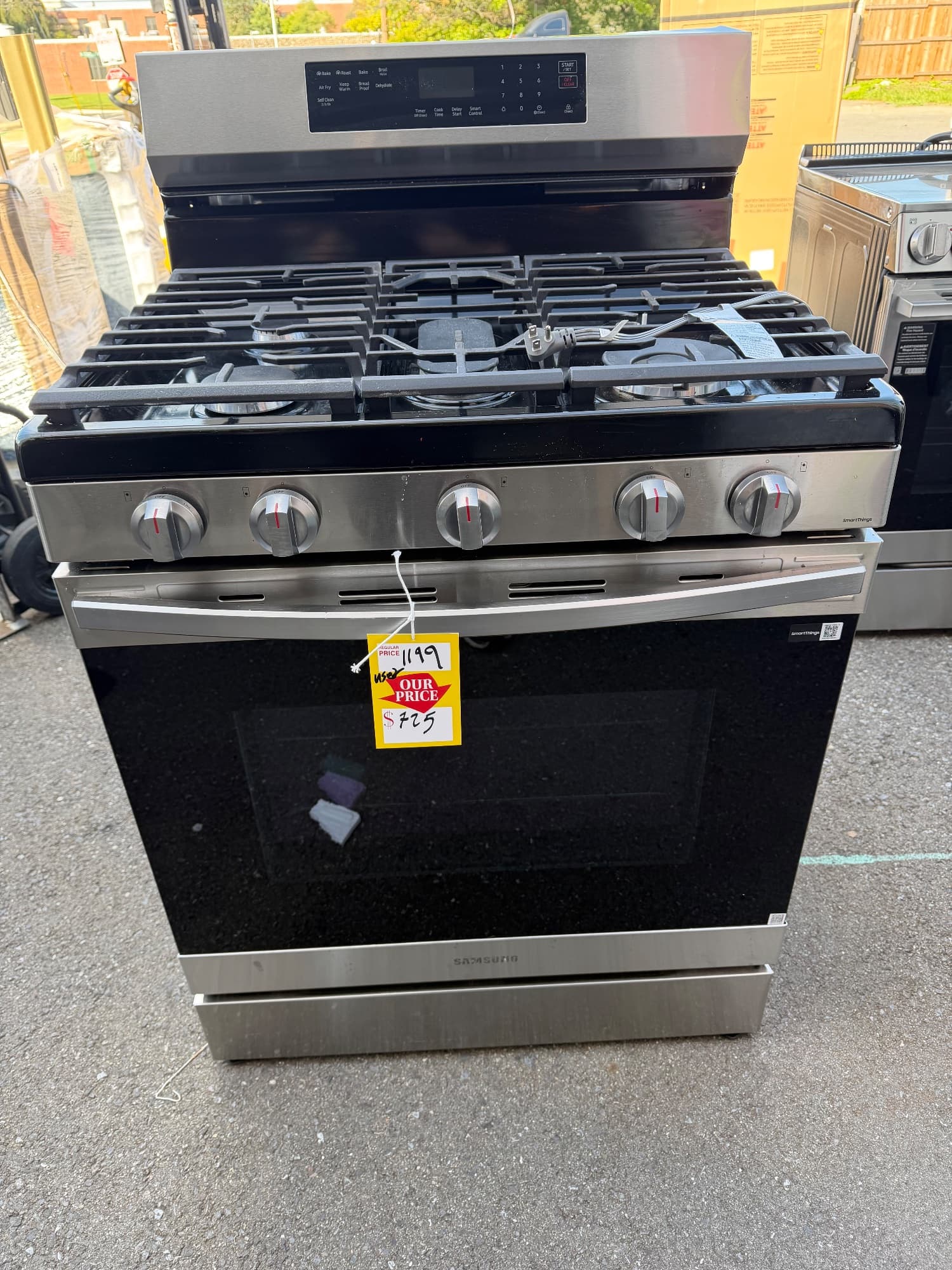 Frigidaire 30-inch Smart Freestanding Gas Range, model NX60A6511SS/AA