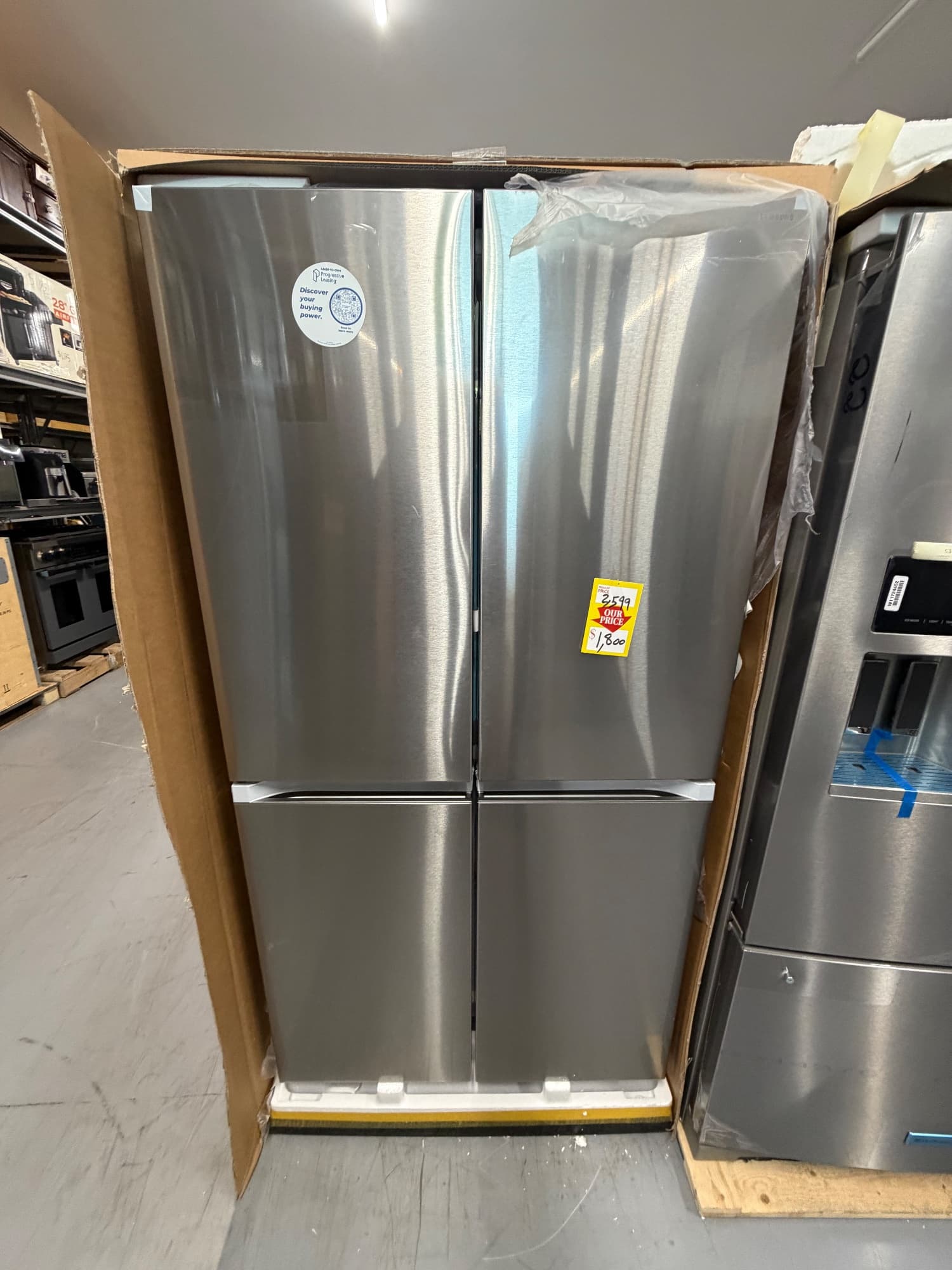 Samsung 22.8 Cu. Ft. 4-Door French-Door Refrigerator, model RF23B7671SR
