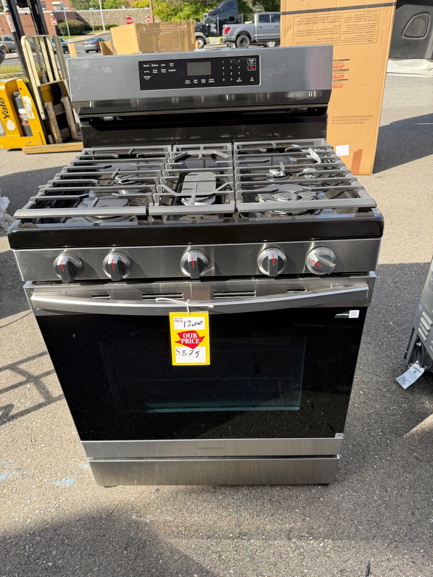 Frigidaire 30-inch Smart Freestanding Gas Range, model NX60A6511SS/AA