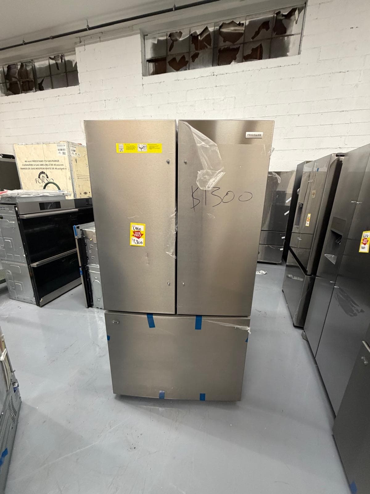 Frigidaire 28.8 cu. ft. standard-depth French-door refrigerator, model FRFN2813AF