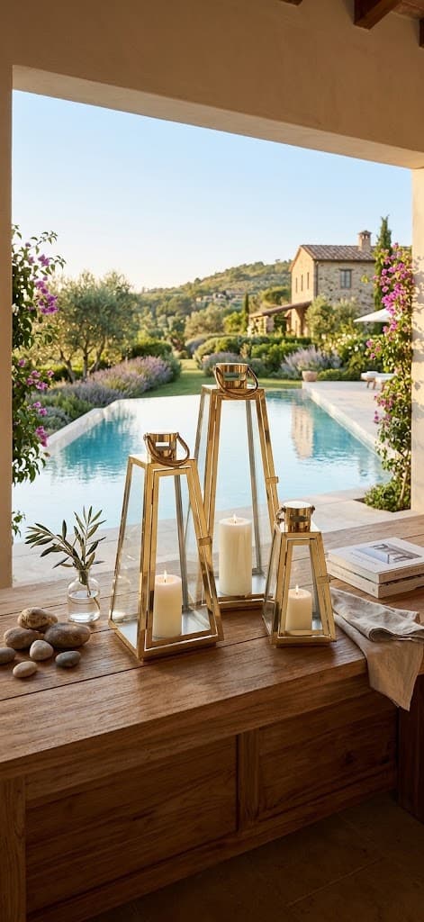 K&S Set of Gold Lanterns