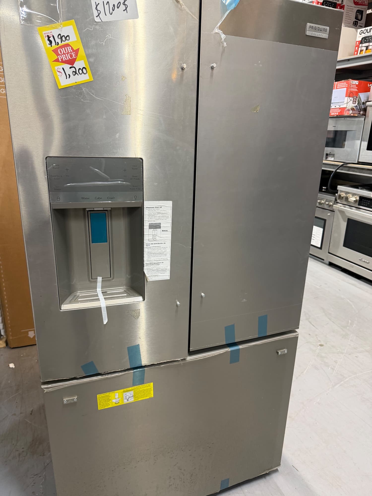 Frigidaire 27.8 Cu. Ft. French-Door Refrigerator, model GRFS2853AF