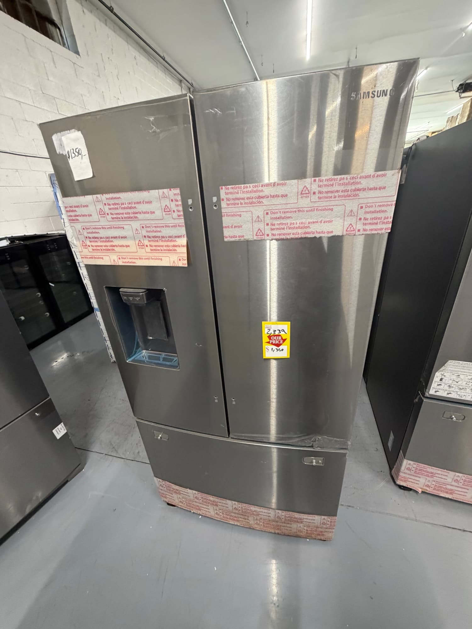 Samsung 27 Cu. Ft. French Door Refrigerator, model RF27T5201SR