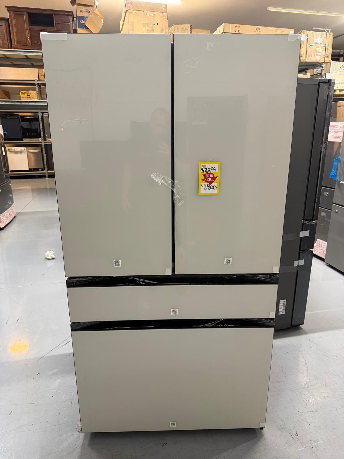 Samsung Bespoke 4-Door French Door Refrigerator, model RF23BB860012