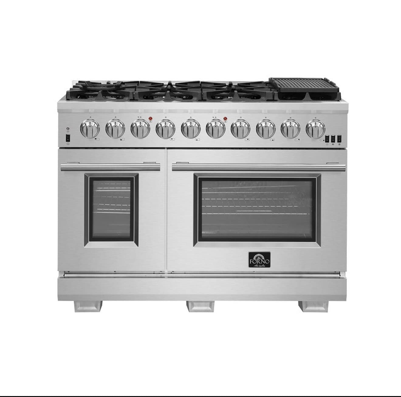 FORNO 48-inch professional-style freestanding gas range, model FFSGS6260-48