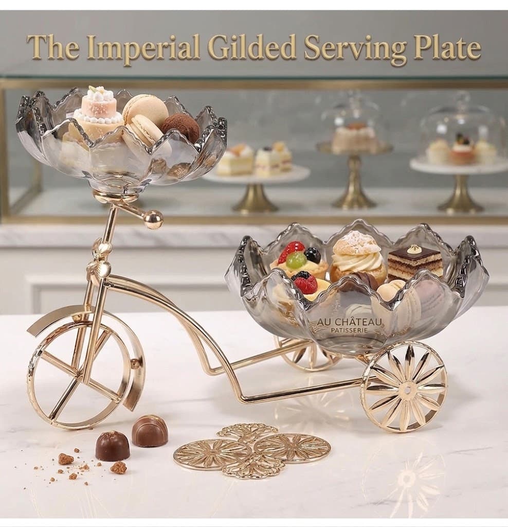 K&S The Imperial Gilded Serving Plate